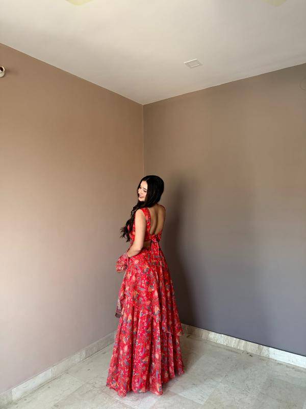 Valentine Special Collection KR 112 floral Designer lehenga choli wholesalers in Karnataka